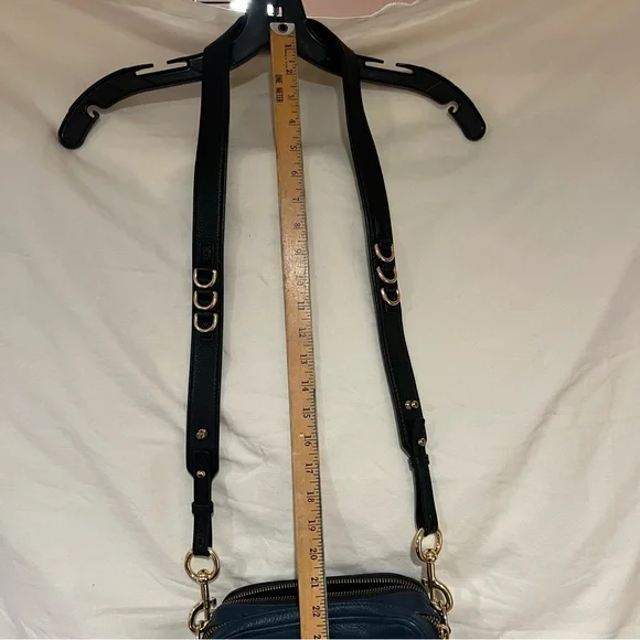 Marc Jacobs Dark Blue Crossbody Bag with Gold Accents - Picture 7 of 12